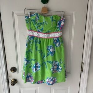 Lily Pulitzer women’s Vintage Y2K strapless mini dress